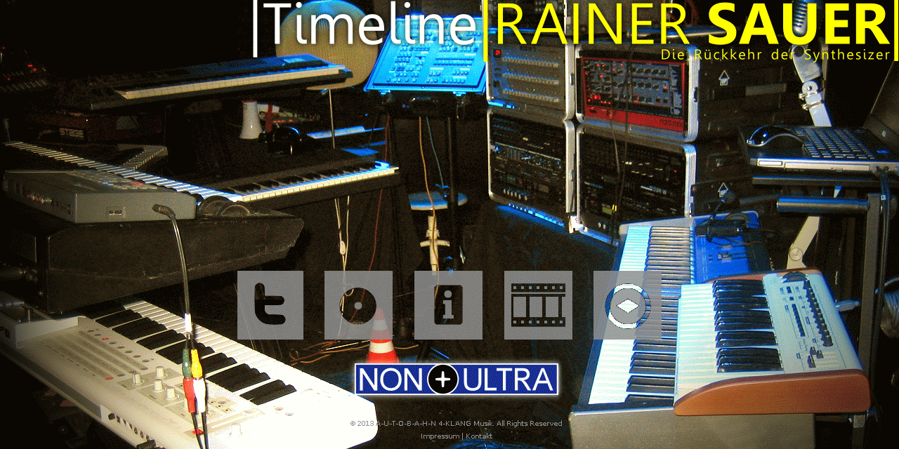 NON+ULTRA - RAINER SAUER Timeline